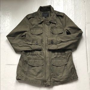 Lucky Brand army green utility jacket